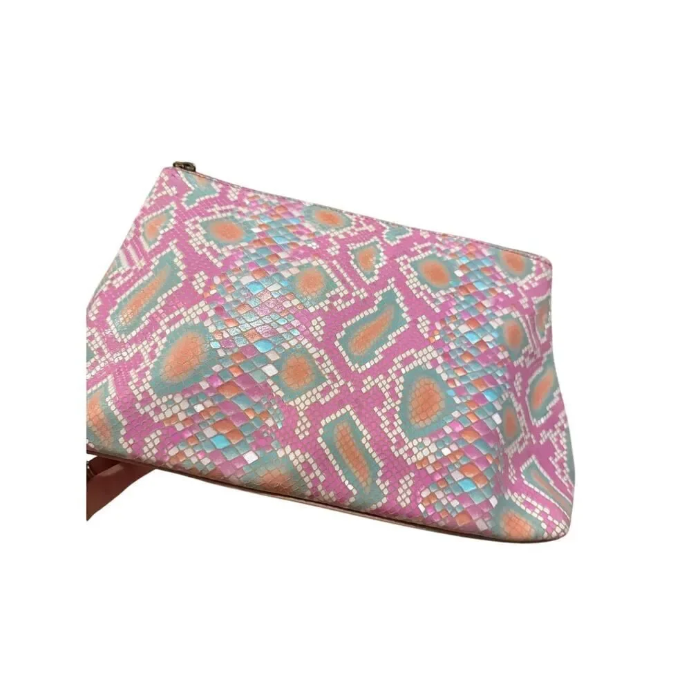 Anthropologie Merritt Snake Printed Bag